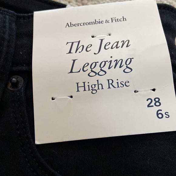Abercrombie & Fitch The Jean Legging High Rise- Size 28; 6S - Picture 2 of 12